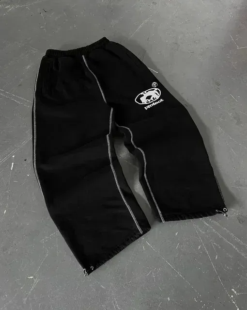 Y2k Embroidered Casual Pants