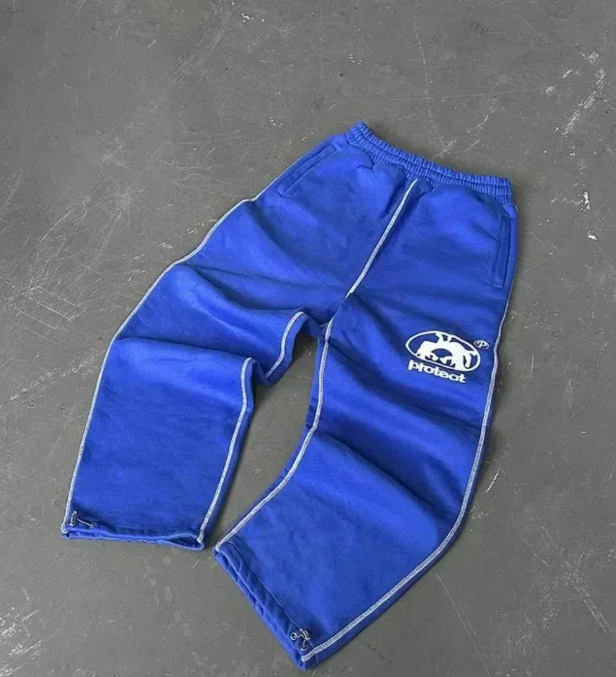 Y2k Embroidered Casual Pants